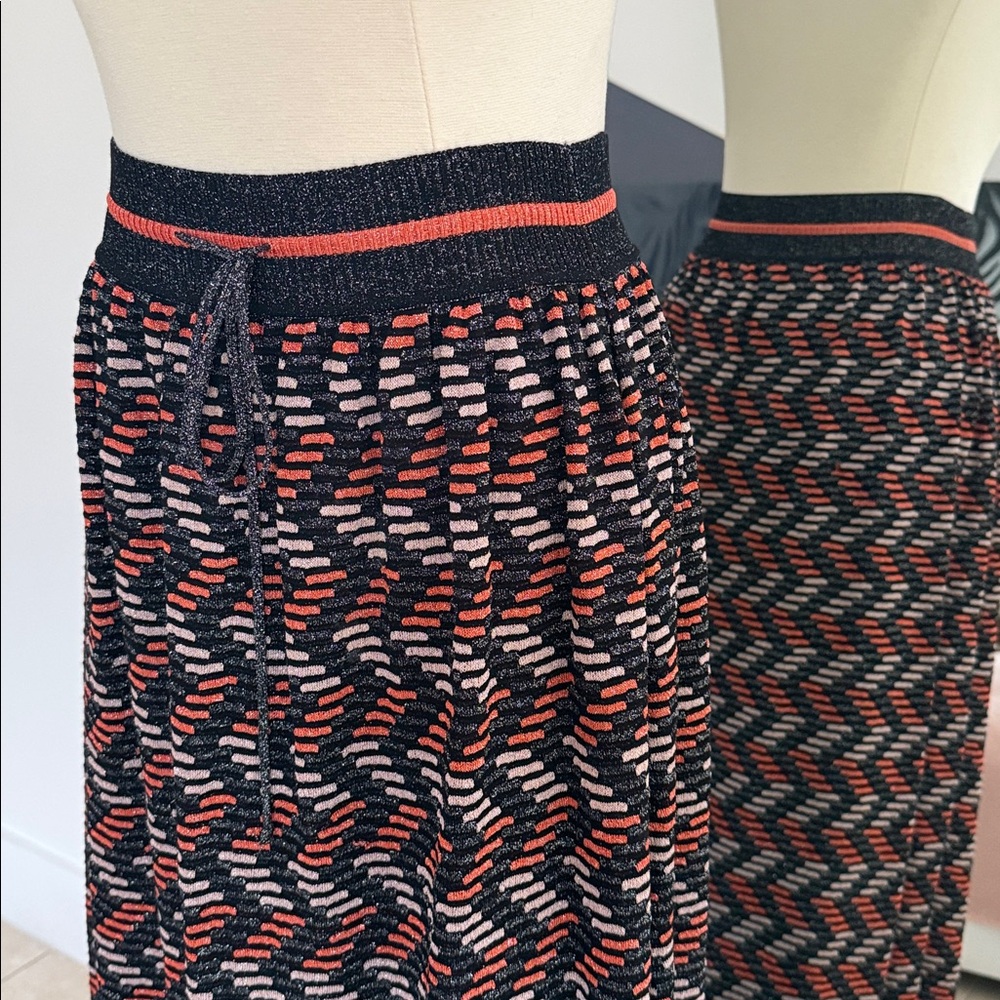 M Missoni Multicolor Geometric Pattern Lurex Knit… - image 3